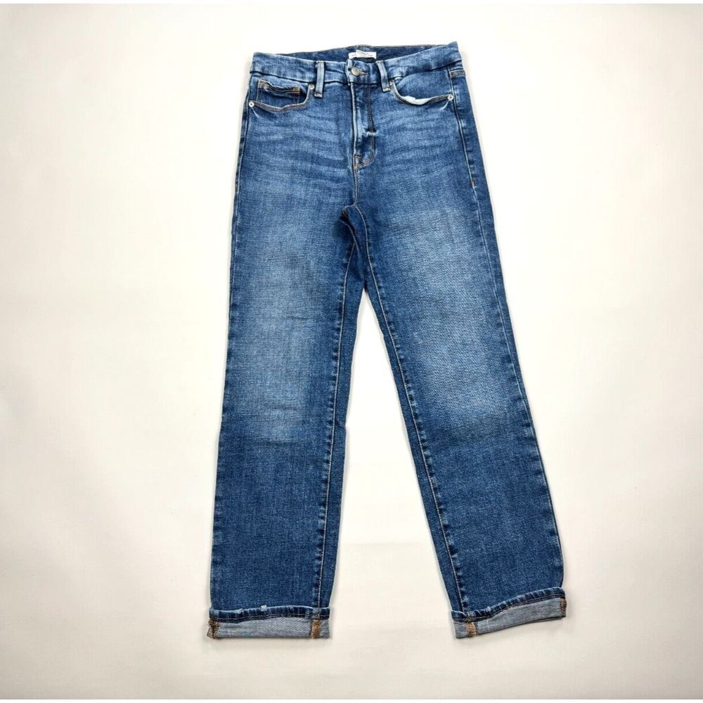 Good‎ American Good Legs Jeans Women 28 Stretch Cotton 5-Pockets Denim High Rise